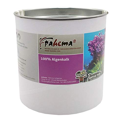 Algenkalk - Lithothamnium calcareum - für Hunde & Katzen - 100% Natur (500 g) von pahema