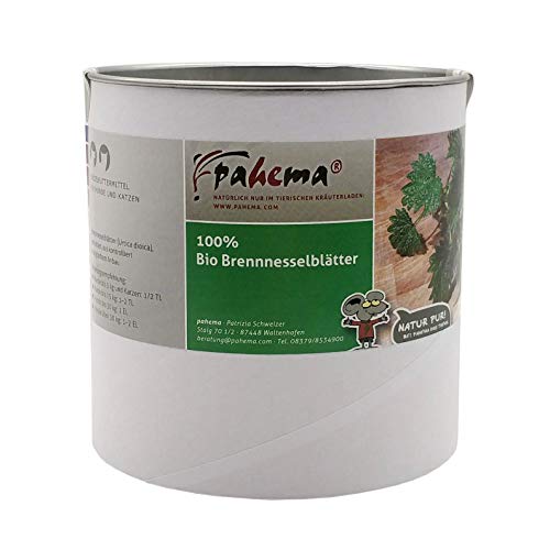 Bio Brennnesselblätter gemahlen - für Nieren und Stoffwechsel - für Hunde & Katzen - 100% Natur (400 g) von pahema