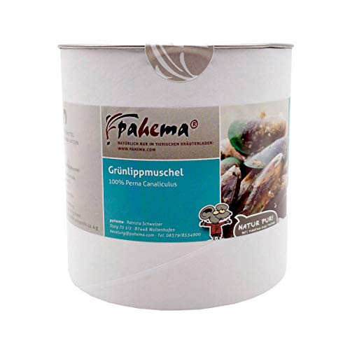 pahema Grünlippmuschel-Pulver - nicht entfettet - für Hunde und Katzen - 100 % Natur (250 g) von pahema