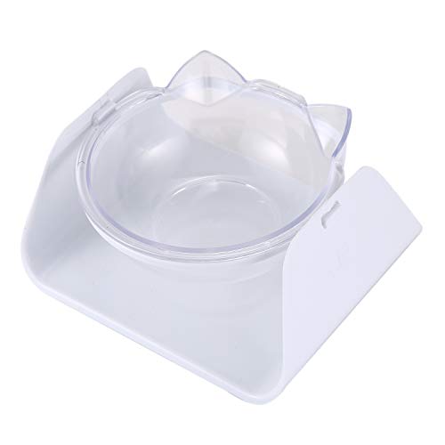 panjin 15 Grad Verstellbare Futter Napf Hund Katze Verstellbare Futter Napf Waterer FüTterung Futter Haustier Hunde Dish Feeder Geschirr Weiß von panjin