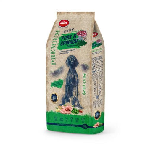 Alice Lamb & Pumpkin - Premium Hundefutter - Mittlere bis große Rassen - Erwachsene von panzi pet Fit Active Burstin' out