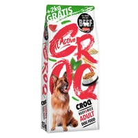 Fit Active CROQ Beef & Rice – 15kg + 2kg - Hundefutter für ausgewachsene Hunde – Geeignet für alle mittleren bis großen Rassen - Rind & Reis Geschmack von panzi pet Fit Active Burstin' out