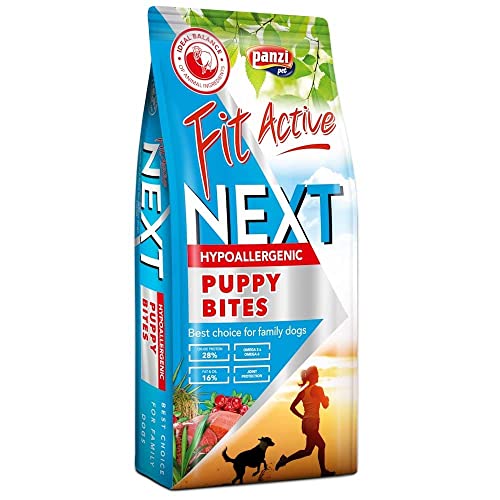 Fit Active NEXT - Hundefutter für Welpen und Junghunde bis 1 Jahr - Alle Rassen - Low Grain Formel - 3kg von panzi pet Fit Active Burstin' out