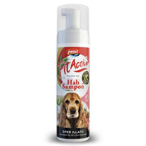 FitActive - Hundeshampoo - Trockenshampoo - Trockenhaut - Erdbeerduft - 200ml von panzi pet Fit Active Burstin' out