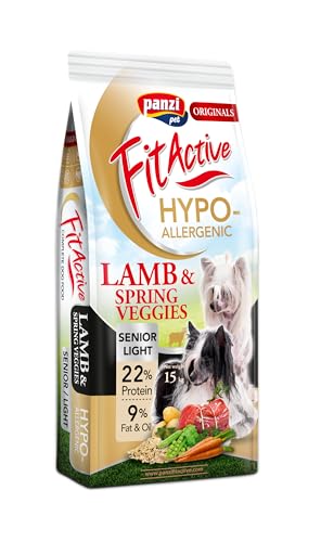 FitActive Originals Hypo Senior - Premium Hundefutter für ältere oder übergewichtige Hunde - Hypoallergene Formel ohne Huhn (Normal, 15000, Gramm) von panzi pet Fit Active Burstin' out