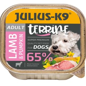 Julius K9 - Hundefutter - Pate - Nassfutter - Adult - 10 x 150g (Lam) von panzi pet Fit Active Burstin' out