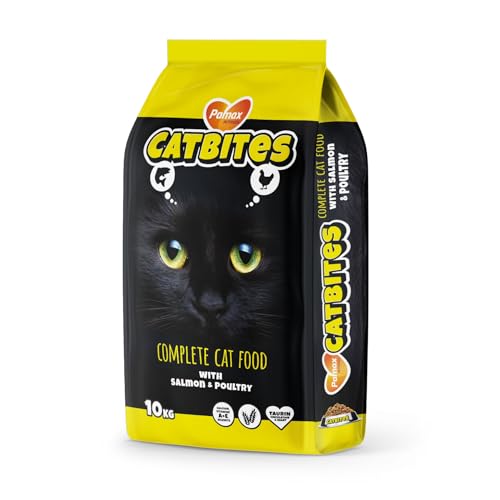 Pamax Catbites - Katzenklumpen für ausgewachsene Katzen - Lachs & Geflügel - 10kg von panzi pet Fit Active Burstin' out