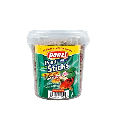 Panzi-Cap - Fischfutter - Fischfutter - Teich - Granulat - 1L von panzi pet Fit Active Burstin' out