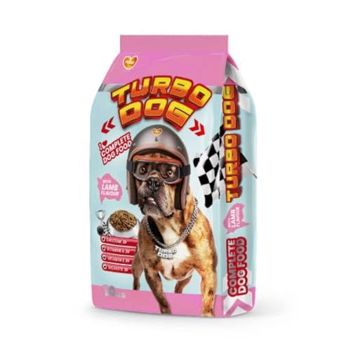 Turbo - Hundefutter - Hundebrocken - Alle Rassen - Erwachsene (10kg, Lamm) von panzi pet Fit Active Burstin' out