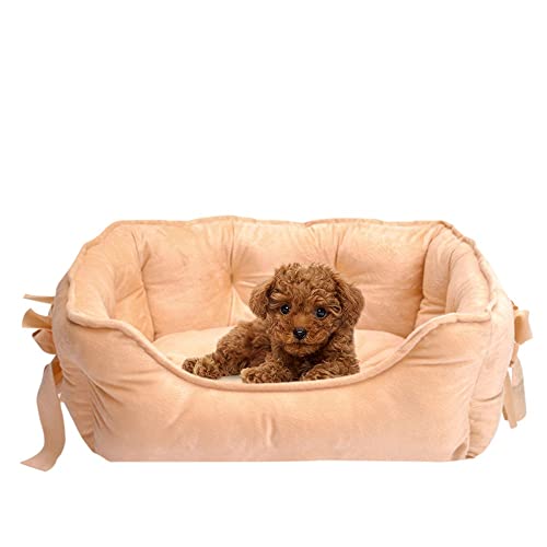 Deluxe Haustierbett Plüsch Hundebett Sofa Katzen Nest Bett Kissen, Hundebett Sleeper Couch, Premium Lounge Sofas für Katzen und Hunde - Kissen Schlafsessel für Kleine Mittlere Hunde von pawstrip