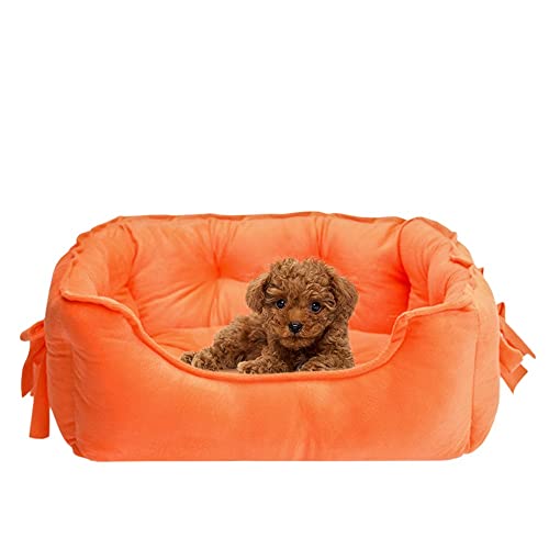 Deluxe Haustierbett Plüsch Hundebett Sofa Katzen Nest Bett Kissen, Hundebett Sleeper Couch, Premium Lounge Sofas für Katzen und Hunde - Kissen Schlafsessel für Kleine Mittlere Hunde von pawstrip