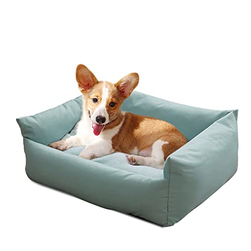 Hundebett, waschbar, superweich, bequem, Hundebett, Kuschelsofa, abnehmbares Deluxe-Welpenkissen, Baumwolle, Katzenbank, Nest, rutschfeste Unterseite, mit abnehmbarem Reißverschluss von pawstrip