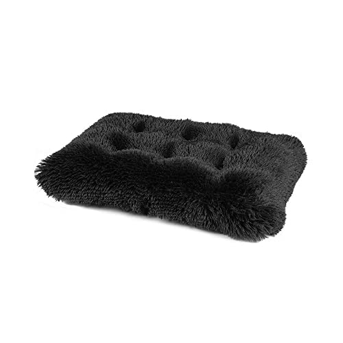 pawstrip Beruhigendes Hundebett, weich, flauschig, Angstlinderung, gemütlich, Donut-Hundebett, waschbar, rundes Kissen, Welpensofa, mit rutschfester Unterseite von pawstrip