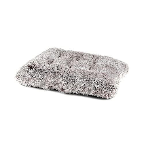 pawstrip Beruhigendes Hundebett, weich, flauschig, Angstlinderung, gemütlich, Donut-Hundebett, waschbar, rundes Kissen, Welpensofa, mit rutschfester Unterseite von pawstrip