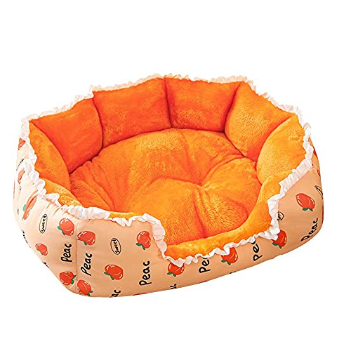 pawstrip Deluxe Haustierbett Hundebett Sofa Katzen Nest Bett Kissen für Kleine Mittlere Hunde Katze Kühlmatte Kätzchen Matratze Höhle Korb Verbesserter Schlaf von pawstrip