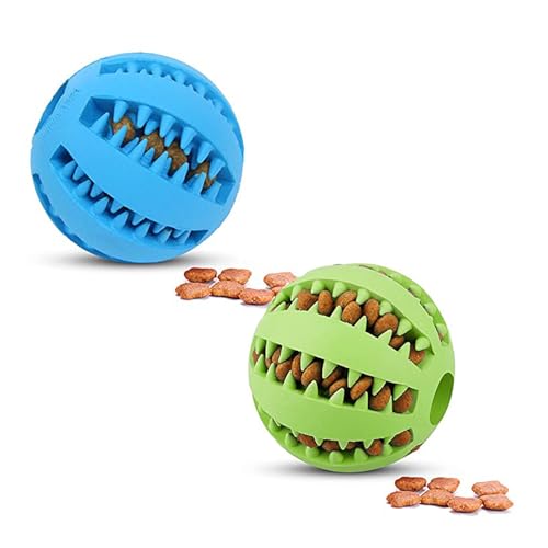 pawstrip Hundespielzeugball, Grün + Blau, 5 cm von pawstrip