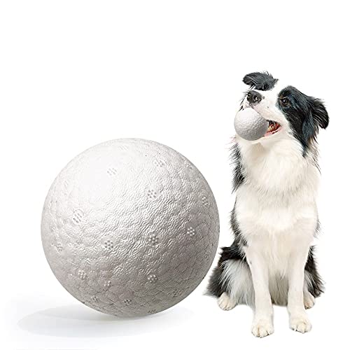 pawstrip Unzerstörbarer Hundeball, hohe Sprungkraft, Gummi, Kauspielzeug, interaktives Training, Wurfball für kleine, mittelgroße und große Hunde, Welpen, Latex, schwimmendes Spielzeug von pawstrip