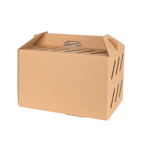 Paxit - Transportbox Hund 5 Stück, Transportbox Katze, Tiertransportboxen 480x305x390 mm, Sicheren Hunde Transportboxen, Komfortablen Katzen Transportboxen, Hundebox Faltbar von paxit.pl