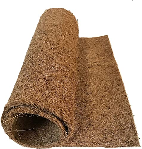 Nager-Teppich aus 100% Kokosfasern ohne Latex, 100 x 50 cm, ca. 10mm dick (EUR 29,00 /m²), Kokosmatte, Nagermatte als Käfig Bodenabdeckung, für alle Kleintiere, Nagerteppich, Kokosfasermatte von pemmiproducts