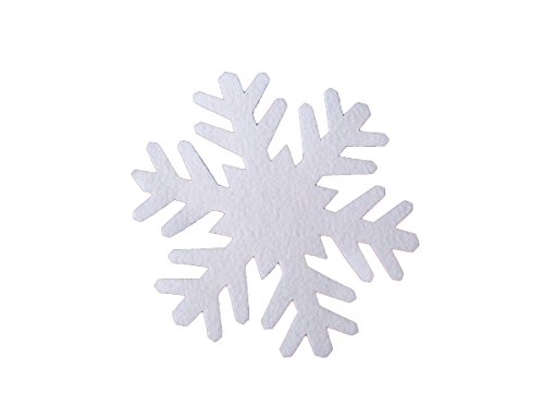 pemmiproducts Schneeflocke aus Filz 41 cm, ca.2 mm dick, 6er Pack (EUR 2,48/Stück), Winterdekoration, Schneeimitat von pemmiproducts