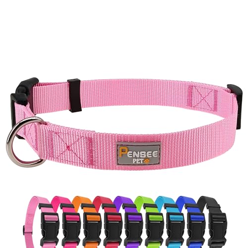 Penseepet Hundehalsband aus Nylon, verstellbar, für kleine und mittelgroße Hunde von penseepet