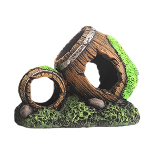 perfk Aquarium Landschaftsbau Dekoration gebrochen Figur Home Decor Hideout Aquarium Statue Aquarium Ornament, 11.5 x 6.5 x 8.5 cm von perfk