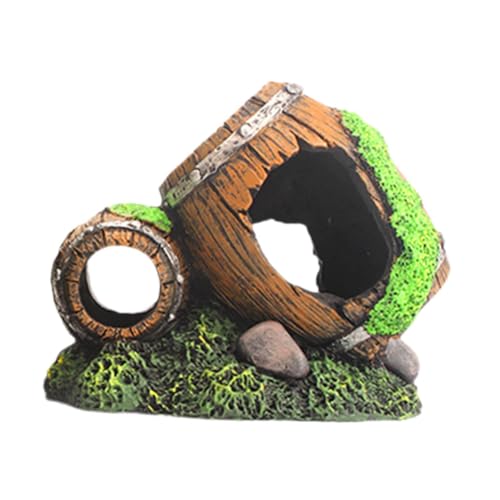 perfk Aquarium Landschaftsbau Dekoration gebrochen Figur Home Decor Hideout Aquarium Statue Aquarium Ornament, 14x9x11cm von perfk