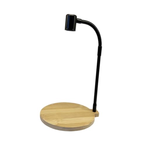 perfk Aquarium-Licht, Aquarium-Pflanzenlampe, multifunktional, tragbar, Pflanzenlicht mit Ständer, Aquarium-Licht für Topfpflanzen, Ornament von perfk