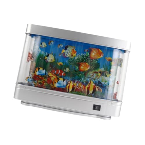 perfk Aquarium Mood Lamp Night Light 8W Zimmerdekoration für Office Desktop von perfk