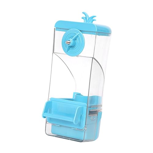 perfk Bird Feeder Parrot Futtersuche Feeder -Käfigzubehör für Lebensmittelbehälter für Kanarische Wellensittich, Blau von perfk