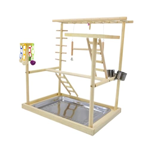 perfk Bird Play Stand Parrot Playground, Papagei Sitz von perfk