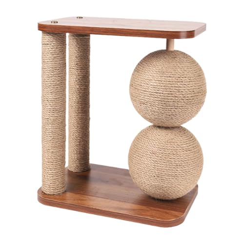 perfk Cat Scratch Post, Kitty -Training Spielzeug, Schleifklauen stehende Katzengrabpost nach Kratzern, Kletterstange für Innenkatzen große Katzen von perfk