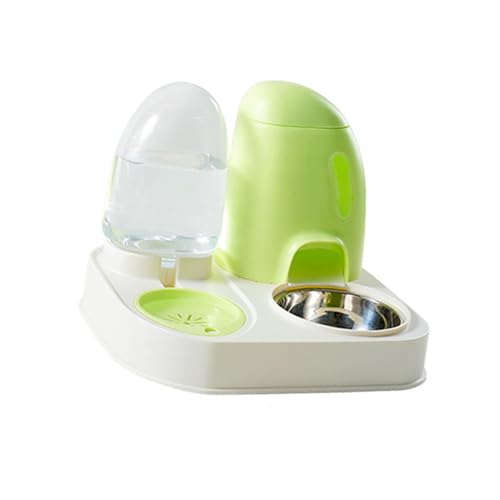 perfk Futter- und Wasserspender für Haustiere, Futter- und Wasserspender-Set für Haustiere, großer Futterspender für Katzen und Hunde, für kleine, von perfk