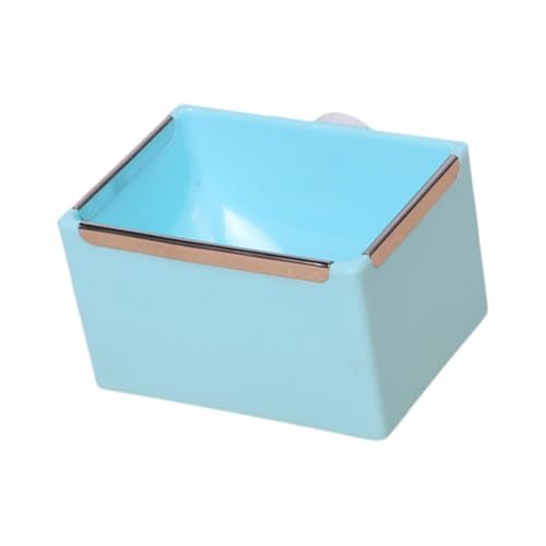 perfk Hamster Food Bowl Water Bowl Mehrzweck dekorativer Fütterungsschale Fütterungsgericht für kleine Haustier -Rennmak, Blau von perfk