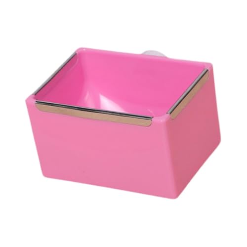 perfk Hamster Food Bowl Water Bowl Mehrzweck dekorativer Fütterungsschale Fütterungsgericht für kleine Haustier -Rennmak, Rosa von perfk