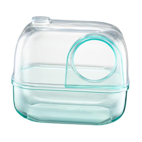 perfk Hamster Sandbad Toilette Externes Zubehör für Hamster Hamster Sandbad Behälter Eichhörnchen Mäuse Kleintiere Frettchen, Blau von perfk