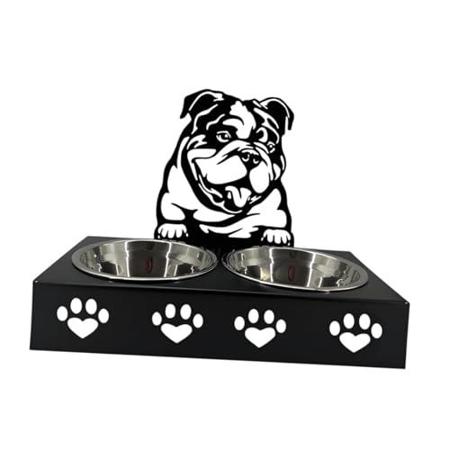perfk Haustierhundschale, erhöhte Welpenfutterautomaten, Welpenwasserständer, Hundeschale erhöhte Katzenschüssel Doppelkatze Schüssel für Welpenkätzchen, F perfk Haustierhundschale, erhöhte Welpenfutterautomaten, Welpenwasserständer, Hundeschale erhöhte Katzenschüssel Doppelkatze Schüssel für Welpenkätzchen, F von perfk