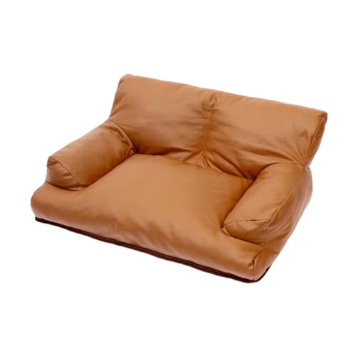 perfk Haustiersofa, Katzencouch, Bett, bequemes Kätzchenspiel, Katzenschlafmatte, Haustierbedarf, für Welpen im Innenbereich, kleine und mittelgroße Hunde, 80x60x26cm von perfk