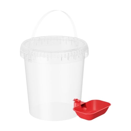 perfk Haustierwasserspender Haustier Wasserspender Station Füttere Haustier Wasserer Automatische Wasserschale für Katzen Gänse Welpe Kaninchen, 8l von perfk