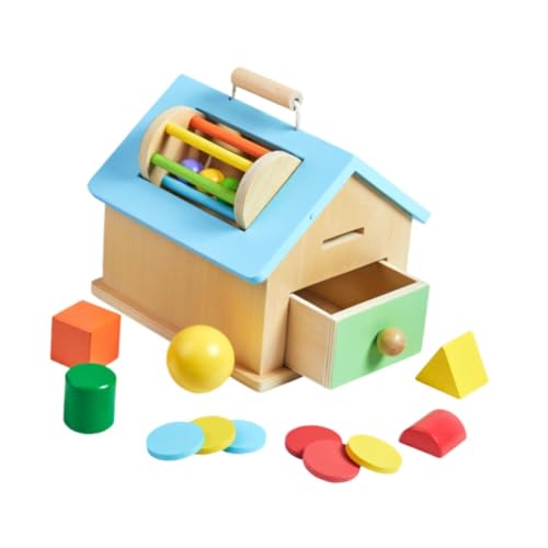 perfk Holz Montessori Aktivität Haus Aktivität Bord Frühen Lernen Spielzeug Feine Motor Fähigkeiten Spielzeug Babys Geschenke von perfk