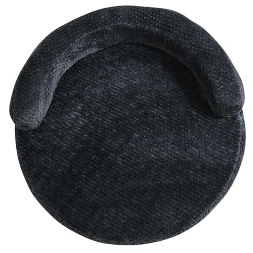 perfk Hundebettmatte, Haustier-Schlafbett, Haustierkissen, gemütlicher Zwinger, Winter, warmes Hundesofa, Couch, Haustierbett für kleine Haustiere, Dunkelgrau, XL von perfk