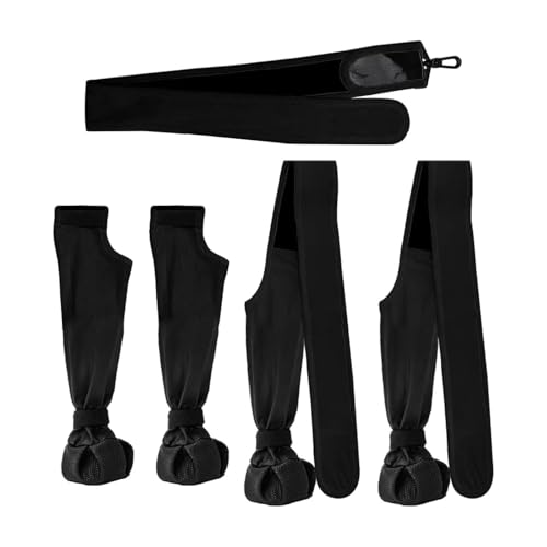 perfk Hundestiefel, Hundepfoten-Abdeckung, verstellbare Hundestiefel, Leggings, Hundeschuhe für regnerisches Wetter, Spaziergänge auf heißen Gehwegen, im, L von perfk