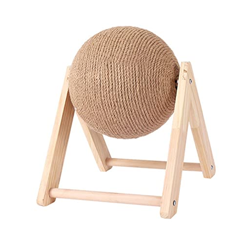 perfk Katze Ball Spielzeug Krallenschleifen Klettern Möbel Durable Stabile Übung Verschleißfeste Natürliche Sisal, M von perfk