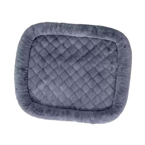 perfk Katzenbett mit Selbstwärme, rutschfeste Matte für Innen Und Außen, Tierpad für Kätzchen Und Welpen 26 X 22 Zoll, Grau von perfk