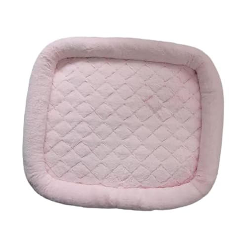 perfk Katzenbett mit Selbstwärme, rutschfeste Matte für Innen Und Außen, Tierpad für Kätzchen Und Welpen 26 X 22 Zoll, Rosa von perfk