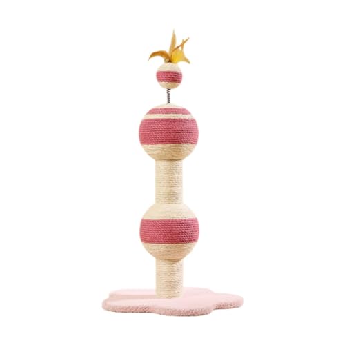 perfk Katzenkratzbaum, Katzenspielzeug mit Glöckchen, Universal-Katzenkratzbaum, Katzenkratzbaum für Kätzchen, Kätzchen, Katzen, zum Faulenzen und Klettern von perfk