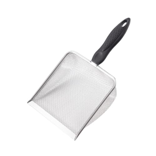 perfk Katzenstreu Schaufel Sifter Schaufeln Mesh Bildschirm mit Griffsand Sifter Katzenstreu Sifting Katzenstreu Scoops für Kitty, Maschenweite 2.8 X von perfk