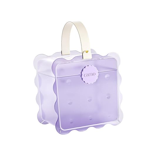 perfk Kleine Tier Tragetasche Tragbare Atmungsaktive Pet Outdoor Tasche Tasche Hamster Reise Träger für Frettchen Ratten Chinchilla Mäuse, violett von perfk