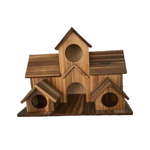 perfk -Nest, für draußen, Garten, Terrasse, Ruheplatz, Vogelhäuschen aus Holz, Hängehütte für Käfig, Kardinäle, Schlafplätze, Zaunkönige von perfk