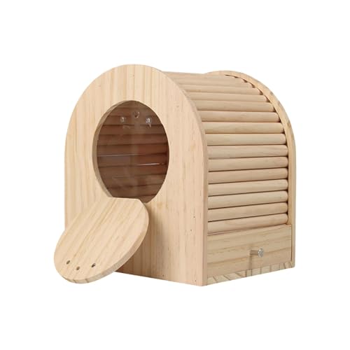 perfk Papageien-Zuchtkasten, Sittich-Nistkasten, Paarungskasten, Brutkasten, Holz, Vogelhaus, Vogelkäfig, Nest für Kanarienvögel von perfk